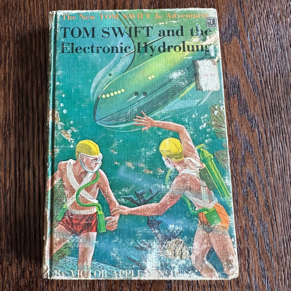 Tom Swift and the Electronic Hydrolung Book 18 Victor Appleton II 1961 Vintage